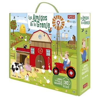 Los amigos de la granja - libro y puzzle