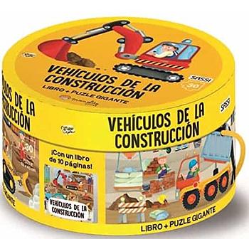 Vehiculos de la construccion - libro y puzzle