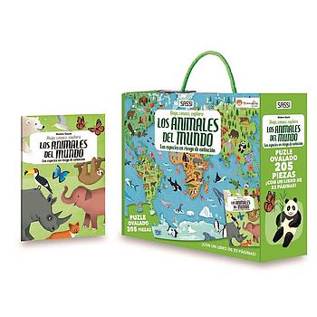 Los animales del mundo - libro y puzzle