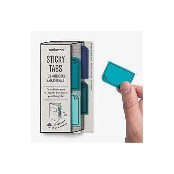 Bookmark Bookaroo Sticky Tabs Blues