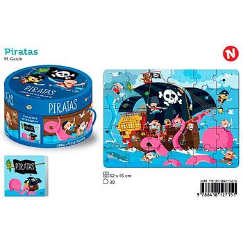 Piratas - Libro y Puzzle