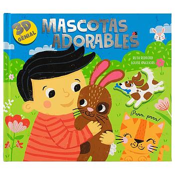 Mascotas adorables libro en 3D