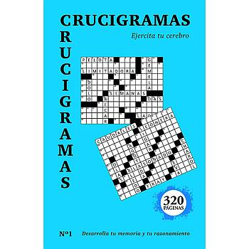 Crucigramas portada azul 320 pag.