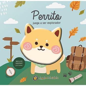 Perrito juega a ser explorador