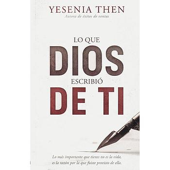 Lo que Dios escribio de ti