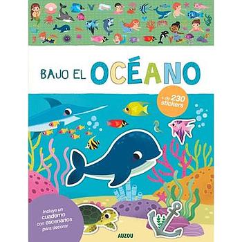 Bajo el oceano, libro de stickers
