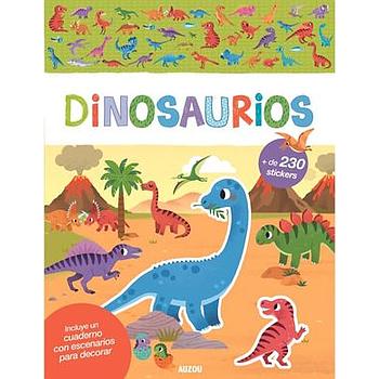 Dinosaurios, libro de stickers