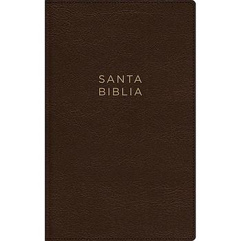 Santa Biblia NBLA ultrafina letra grande cubierta cafe