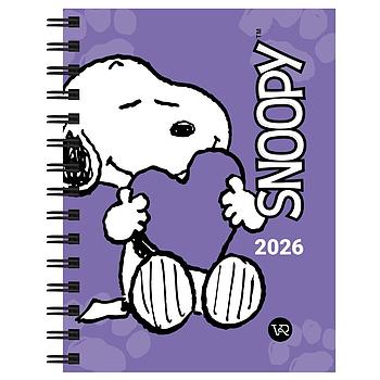 Agenda 2026 Snoopy Violeta