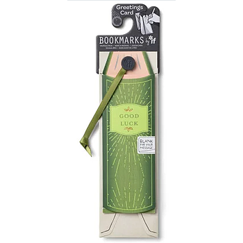 Bookmarks - Greetings Card Good luck