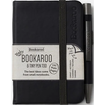Bookaroo Notebook & Pen Black
