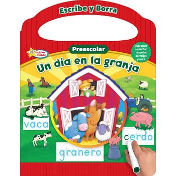 Escribe y Borra Preescolar. Un Dia En La Granja