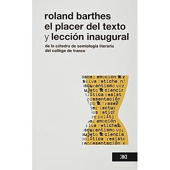El placer del texto y leccion inaugural