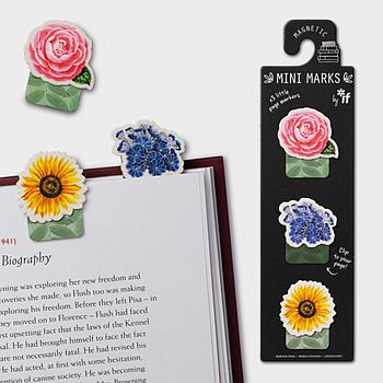 Bookmark Mini - Mark Magnetic Flowers