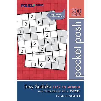 Pocket Posh Sixy Sudoku Easy To Medium