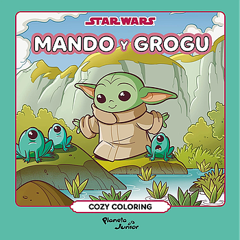 Star Wars Mando y Grogu. Cozy coloring