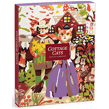 Cottage Cats Paint by Number Kit