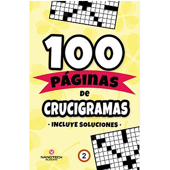 100 Paginas de crucigramas - portada amarilla