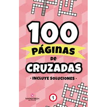 100 Paginas de cruzadas - portada rosada