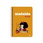 Agenda Mafalda 2026 Anillada Modulos Naranja