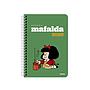 Agenda Mafalda 2025 Anillada Modulos Verde
