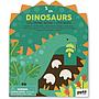 Coloring Book with Stickers Dinosaurs