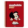 Agenda Mafalda 2027 Anillada Columnas Roja